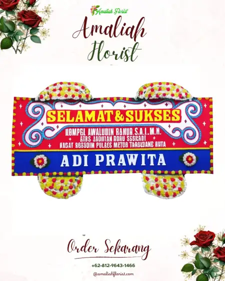 Papan Bunga Ucapan Selamat Ketabang